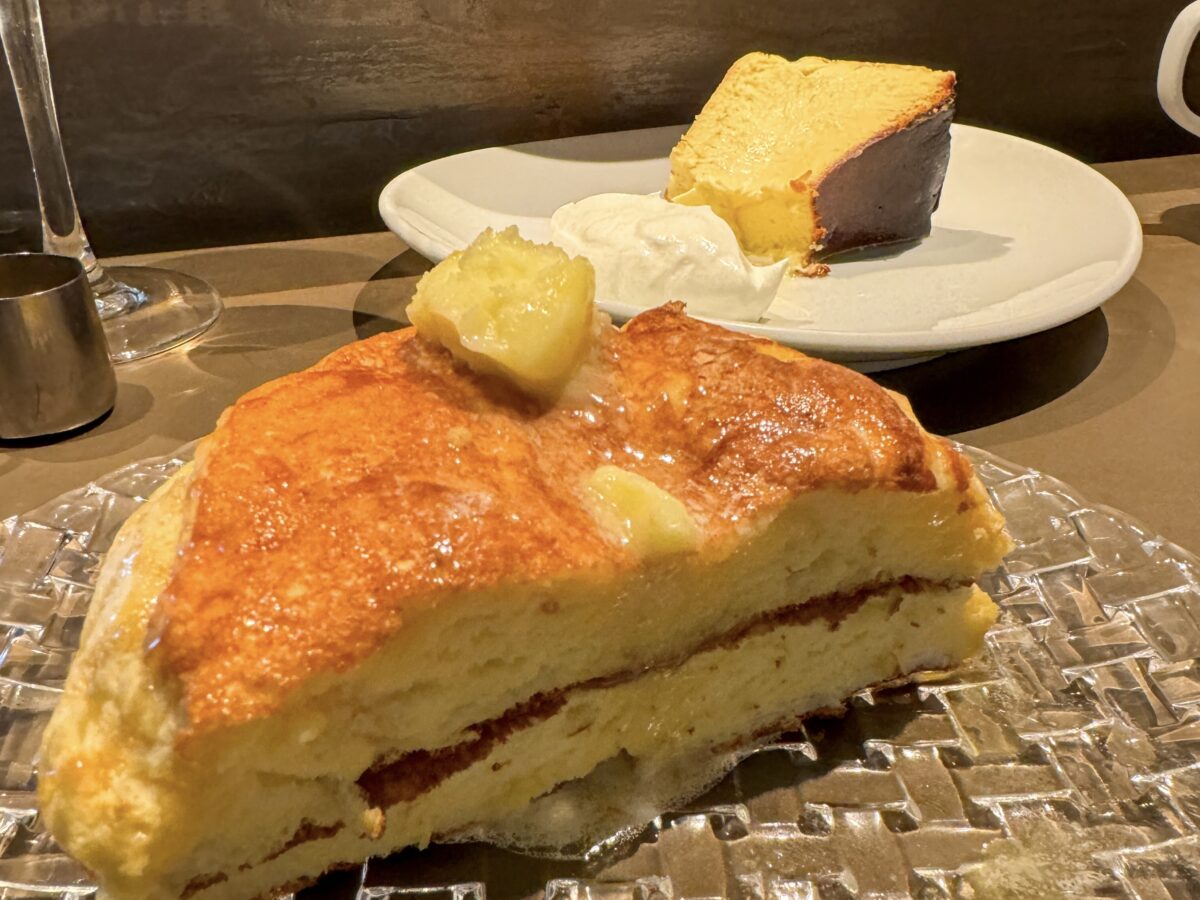 パンケーキの断面