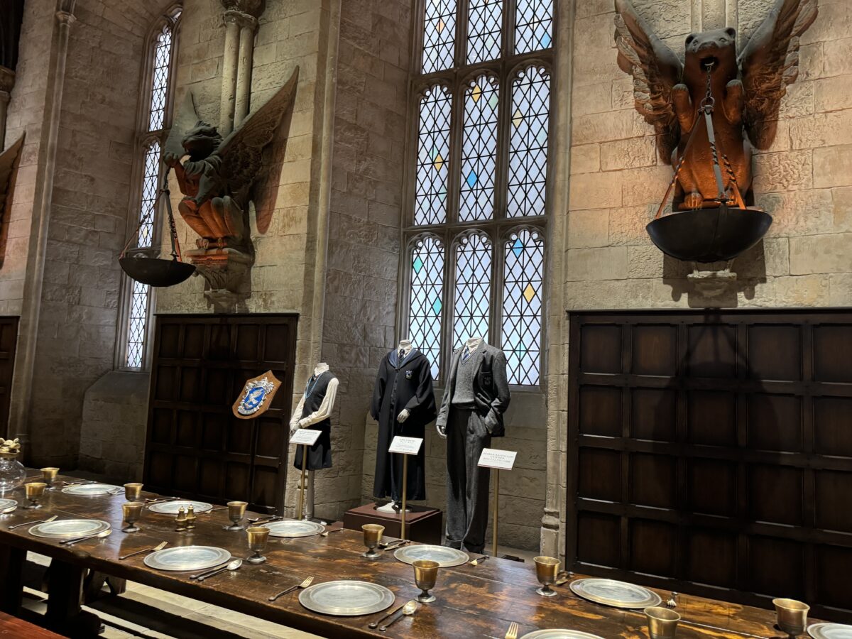 Seats for Ravenclaw at the Great Hall