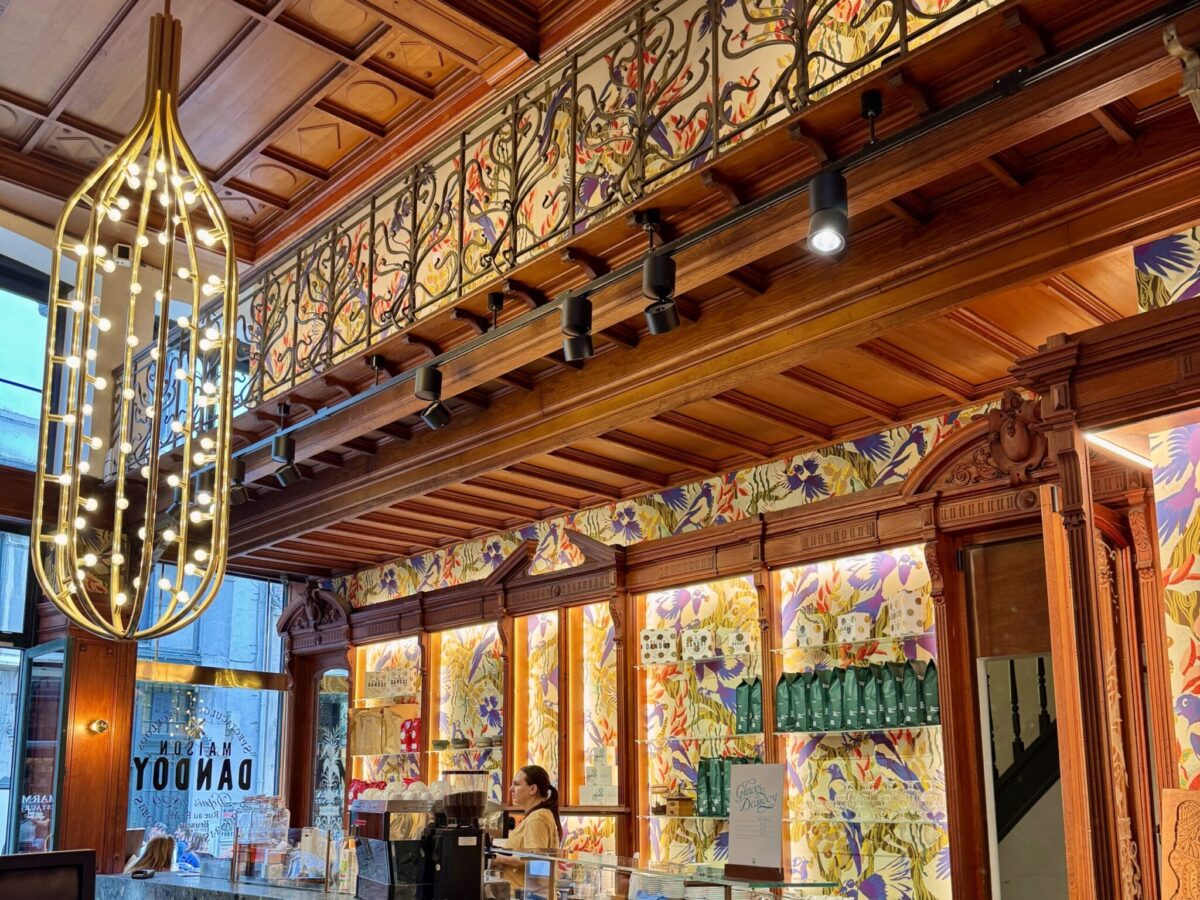 elegant tea room